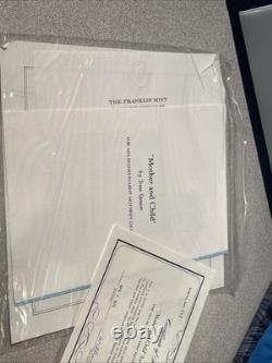 Vintage Franklin Mint Sterling Silver Mother's Day Plate 1974 6oz Irene Spencer