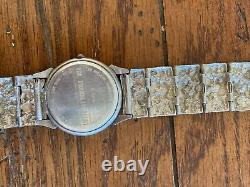 Vintage Frederic Remington Museum Watch 925 Sterling Silver The Franklin Mint