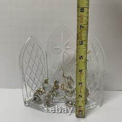 Vintage House of Faberge Nativity-Crystal, Silver, Gold by Franklin Mint