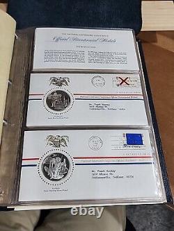 Vintage National Governors Conference Official Statehood Book 50 Silver Medals