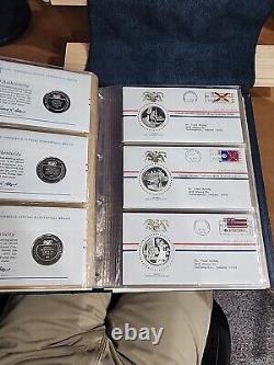 Vintage National Governors Conference Official Statehood Book 50 Silver Medals