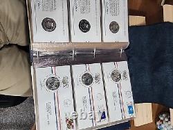 Vintage National Governors Conference Official Statehood Book 50 Silver Medals