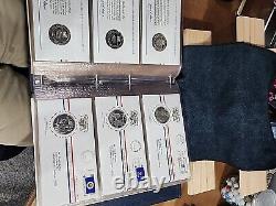 Vintage National Governors Conference Official Statehood Book 50 Silver Medals