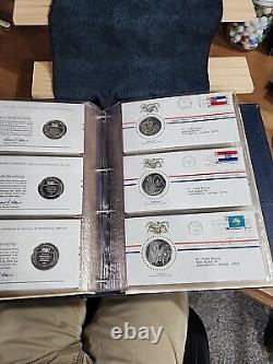 Vintage National Governors Conference Official Statehood Book 50 Silver Medals