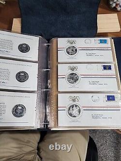 Vintage National Governors Conference Official Statehood Book 50 Silver Medals
