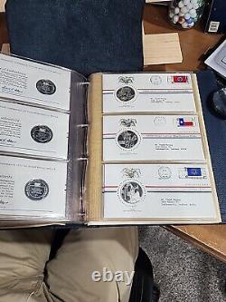 Vintage National Governors Conference Official Statehood Book 50 Silver Medals