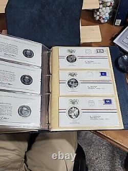 Vintage National Governors Conference Official Statehood Book 50 Silver Medals