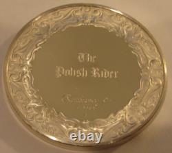 Vintage Rembrandt The Polish Rider Franklin Mint Sterling Silver Round 65.8g