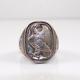 Vintage Sterling Silver Georg Jensen Eagle Mens Franklin Mint Ring Size 9 Ldd10