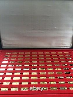Vintage Worlds Great Performance Cars 100 Miniatures Silver Ingots Complete