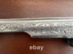 Vintage Wyatt Earp. 44 Revolver from Franklin Mint in Gun display frame