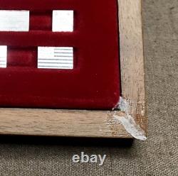 Vtg FRANKLIN MINT The American Flags of the Revolution 64 Mini Sterling Silver