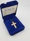 Vtg Nib Franklin Mint The Pavium Cross Pure Crystals. 999 Silver Necklace Coa