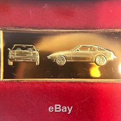 WORLD'S GREAT PERFORMANCE CARS MINIATURES 100 SILVER INGOTS COMPLETE u18