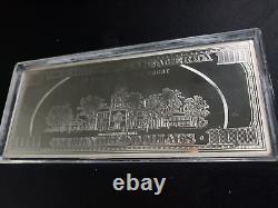 Washington Mint 2000 $100 Proof Franklin Bill, 4 oz of. 999 Fine Silver SN#00007