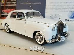 Wedding White 1955 Rolls Royce Silver Cloud I Ltd Ed #130 Franklin Mint 124