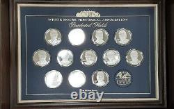 White House Historical Assoc 38 Pc Sterling Silver Presidential Medals Set