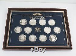 White House Historical Association Presidential Silver Medals Franklin Mint