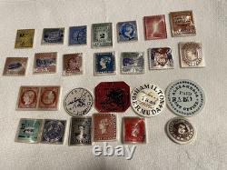 Worlds Most Valuable Stamps by Franklin Mint Complete Set. 925 Sterling Silver