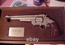 Wyatt Earp Franklin Mint Commemorative Colt. 44 With Display WithPLUG NO FRING
