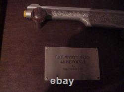 Wyatt Earp Franklin Mint Commemorative Colt. 44 With Display WithPLUG NO FRING