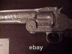 Wyatt Earp Franklin Mint Commemorative Colt. 44 With Display WithPLUG NO FRING