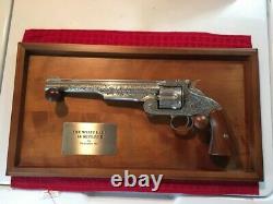 Wyatt Earp Franklin mint Revolver Smith & Wesson 44 like used at OK Corral 1881