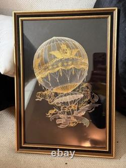 Yves Beaujard for Franklin Mint etching on sterling silver with 24k gold accents