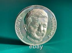 Zelensky sterling silver commemorative coin, Zelenskyhigh relief portrait coin